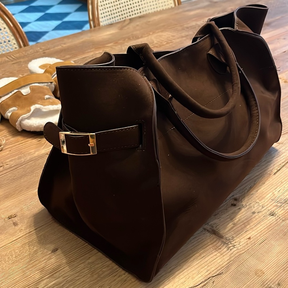 Parisian stroll bag - lovely chocolate color! NWT